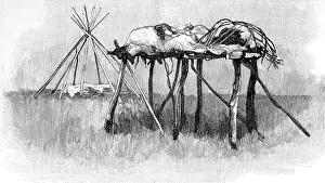American Indians. Indian Burial