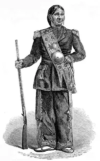 Dressed Prints: American Indians. John Francis, chief of the Passamaquoddy I