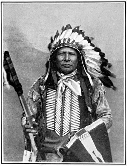 Images Dated 9th July 2004: American Indians. The peaceful extinction of the red indian