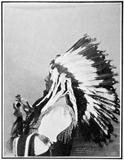 Chiefs Prints: American Indians. The peaceful extinctoin of the red indian