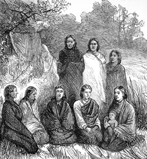 Shawls Prints: American Indians The Recent War with the Sioux