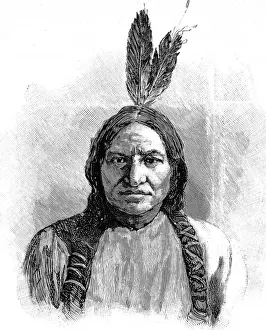 Tails Prints: American Indians. Sitting Bull