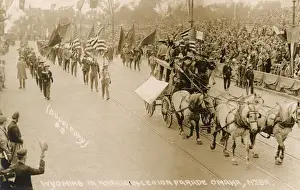 Veterans Prints: American Legion parade, Omaha, Nebraska, USA
