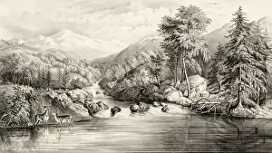 Scen Ic Prints: American Mountain Scenery