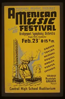 Symphony Prints: American music festival - Bridgeport Symphony Orchestra - Fr
