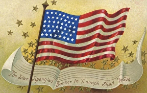 Anthem Gallery: American postcard of the stars and stripes