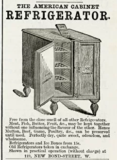 Chamber Gallery: American refrigerator & ice box 1883