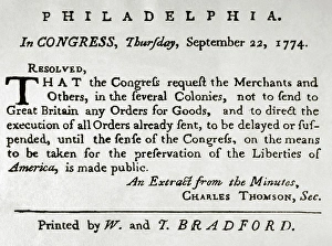 American Revolution (1765-1783). First Continental American Revolution (1765-1783). First Continental