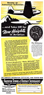 Glendale Prints: American School Of Aircraft Instruments