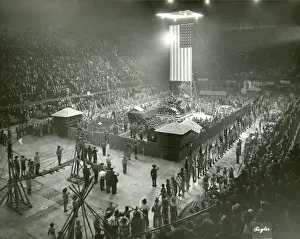 Teens Prints: American Scouts in an arena