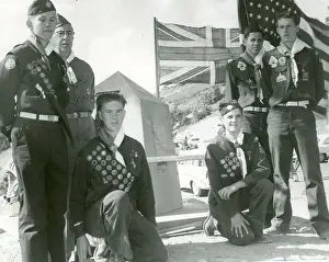 American Scouts at a Jamboree