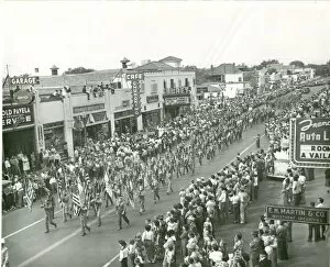 Amerian Collection: American Scouts on parade
