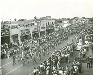 Amerian Collection: American Scouts on parade