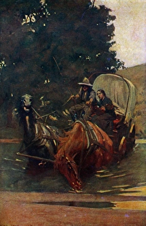 Images Dated 6th December 2016: American settlers on a difficult journey