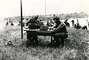 American soldiers on manoeuvres in France, WW1