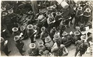 American soldiers, off to Vera Cruz, Mexico