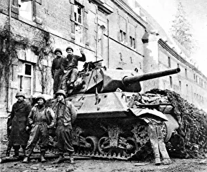 Twenty Prints: American Tank Destroyer at Stavelot; Second World War, 1944