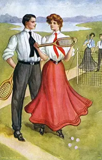 Partners Prints: American tennis players