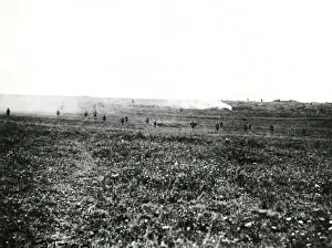 Barbe Prints: American troops in action at St Barbe, France, WW1