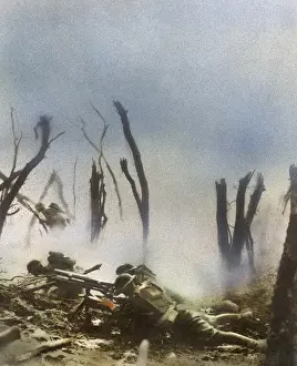American troops in action, WW1