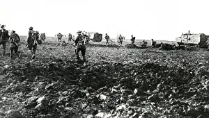 Somme Prints: American troops, Battle of Cantigny, France, WW1