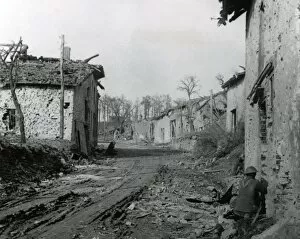 Images Dated 8th December 2011: American troops in Cunel, France, WW1