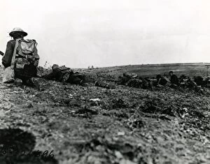 American troops near Montfaucon, France, WW1
