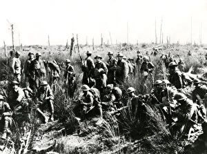 American troops resting, Argonne Forest, France, WW1