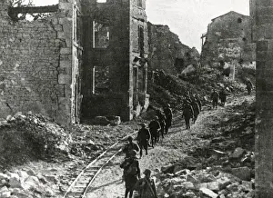 Varennes Prints: American troops at Varennes-en-Argonne, France, WW1