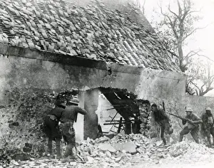 Villers Prints: American troops in Villers-sur-Fere, France, WW1