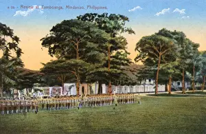 Review Prints: American troops, Zamboanga City, Mindanao, Philippines