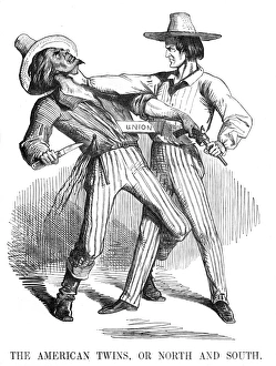 Strangle Gallery: The American Twins, or North and South