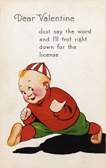 American Valentines Day card - Marriage licence American Valentines Day card - Marriage licence