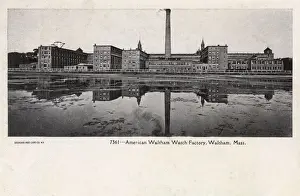Waltham Prints: American Watch Factory, Waltham, Massachusetts, USA