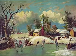 Winter Scenes Gallery: American winter life