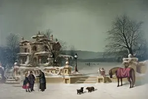 American winter scene