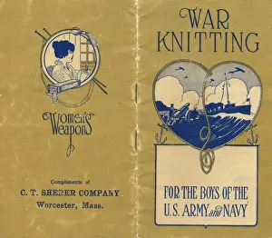 Knitter Prints: American WW1 knitting booklet