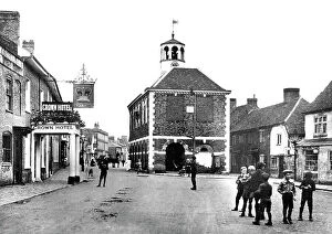Buckinghamshire Collection: Amersham Market Square early 1900s