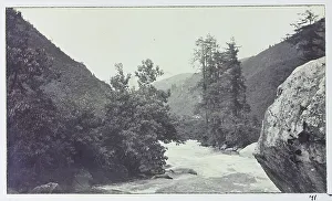 Tibet Prints: The Ammo Chu, a river between Tibet and Bhutan