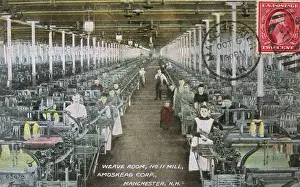Stamp Prints: Amoskeag Corporation, Manchester, New Hampshire, USA