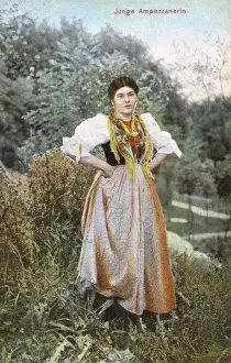 Ampezzo, Dolomites, Italy - Young Woman