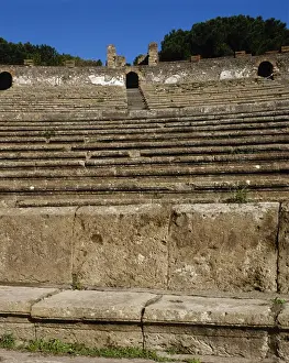 Gladiatorial Prints: Amphitheater. Pompeii. Italy