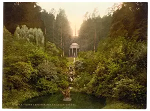 Cleves Prints: Amphitheatre and Soldiers Monument, Cleves, Westphalia, Ger