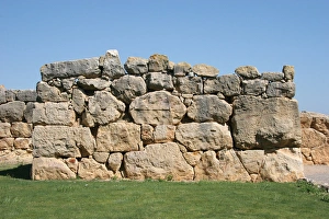 Images Dated 29th April 2006: Ampurias. Greek colony founded by the greeks of Foci. Wall