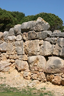 Ampurias Gallery: Ampurias. Greek colony founded by the greeks of Foci. Wall