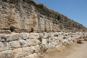Ampurias. Wall. 1st century B. C Catalonia. Spain