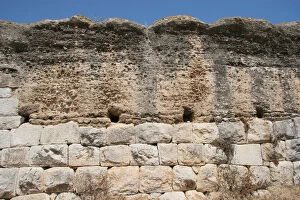 Ampurias Gallery: Ampurias. Wall. 1st century B.C.. Catalonia. Spain