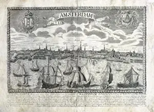 Candle Prints: Amsterdam in 16th-17th centuries. Engraving