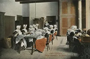 Amsterdam Burger Weeshuis (Orphanage) - Sewing Lessons