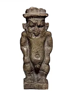 Amulet Prints: Amulet with a figure of god Bes. 6th c. - 3rd